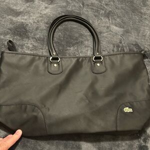Lacoste Classic Black Tote